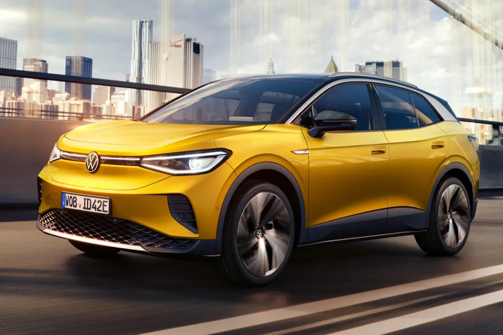 Volkswagen ID.4 204 ch Pro Performance Business, face avant, en lld sans apport sur Louermoinscher