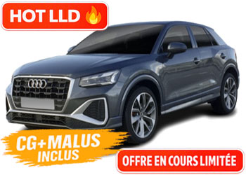 AUDI Q2 S-LINE 35 TFSI
150 ch STRONIC
— LLD sans apport dès 311 € TTC/mois