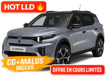 Citroën C3 Aircross Max
145 ch BVA -  7 places — HOT DEAL LLD