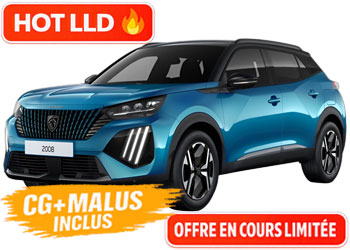 Peugeot 2008 hybrid 145 BVA
— LLD sans apport dès 203 € TTC/mois