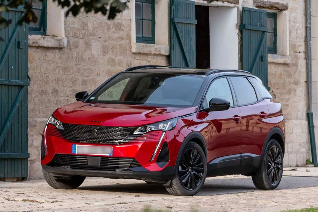 Peugeot 3008 electrique 73 kwh, face avant, en lld sans apport sur Louermoinscher