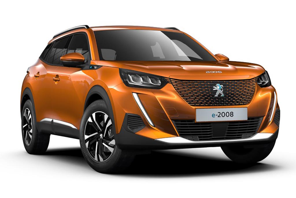 LLD sans apport Peugeot e-2008 Allure 156 ch, vue face avant