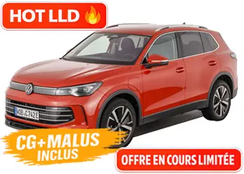 LLD sans apport VW Tiguan R-Line, 1.5 e-Hybrid 204 ch, boîte DSG à 505 € / mois