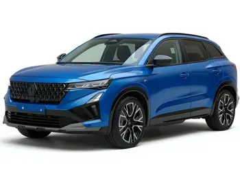 Visuel de Renault Austral Esprit Alpine bleu, Full Hybrid 200 ch BVA, en LLD sans apport sur 25 mois et 20 000 km.