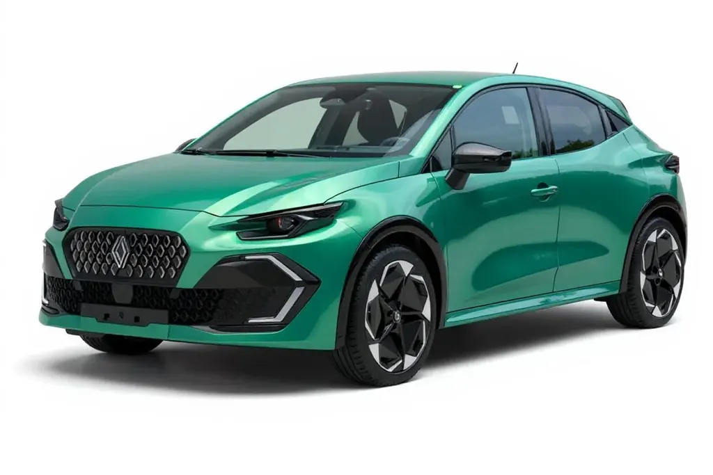 LLD sans apport Renault Clio 6 Techno
115 ch Tce EDC 7, vue avant sur route